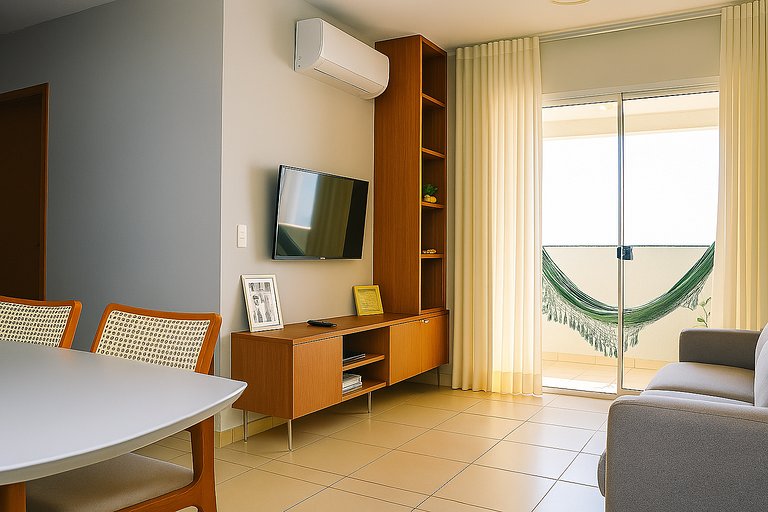 Serra Dourada! Everything nearby Jd. Goiás / 3 bedrooms / 2