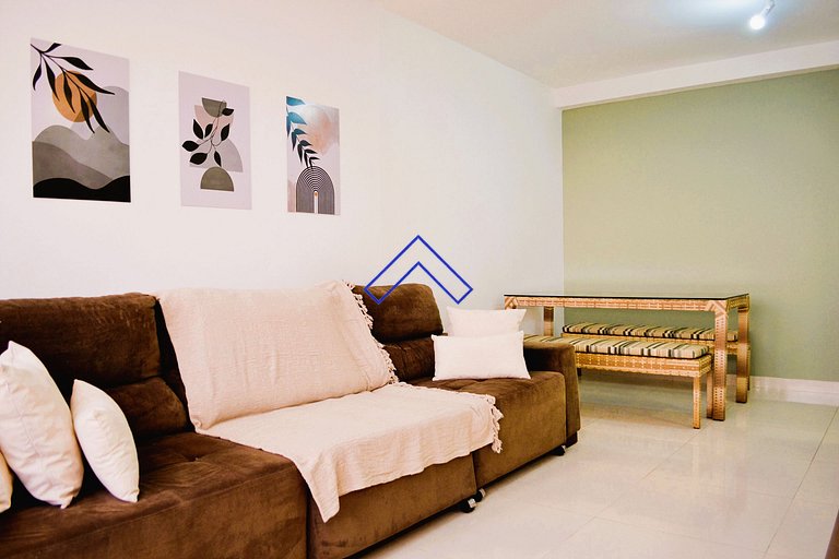 Muito conforto! Cama King Size e muito Lazer