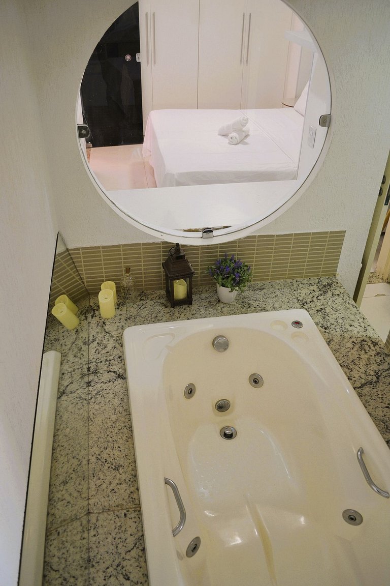 Hidromassagem aquecida Exclusiva! Verdadeiro Relax