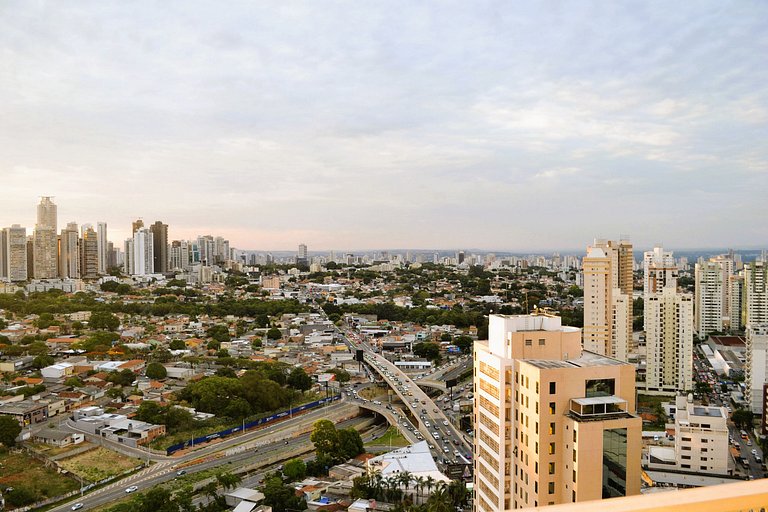 ¡Viviendo en las nubes! Vista espectacular de Goiânia
