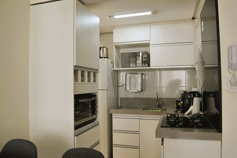 Apto Moderno c/ Workspace, Garagem, Próx Hospitais