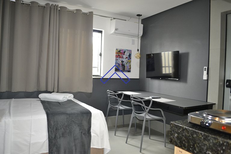 Studio Executivo: Cozinha, Banheiro, Lavanderia