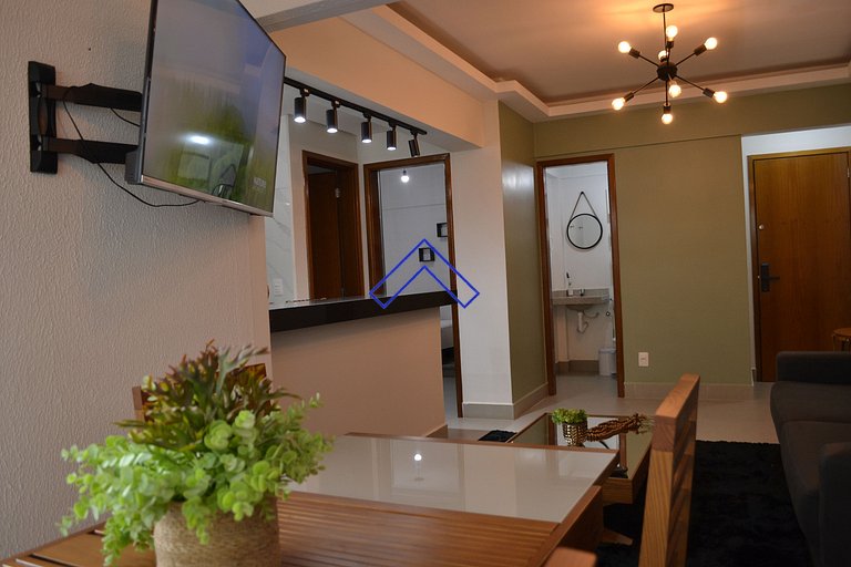 Apt 2Q +Ar +Churrasq Privativa /Próx Flamboyant