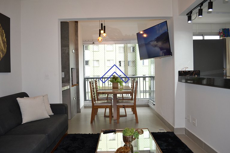 Apt 2Q +Ar +Churrasq Privativa /Próx Flamboyant