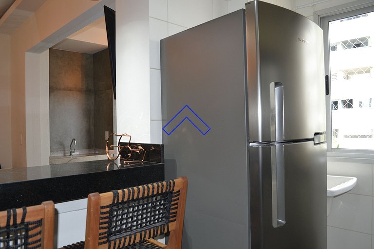 2-BR Apt w/ A/C & private barbecue near Flamboyant
