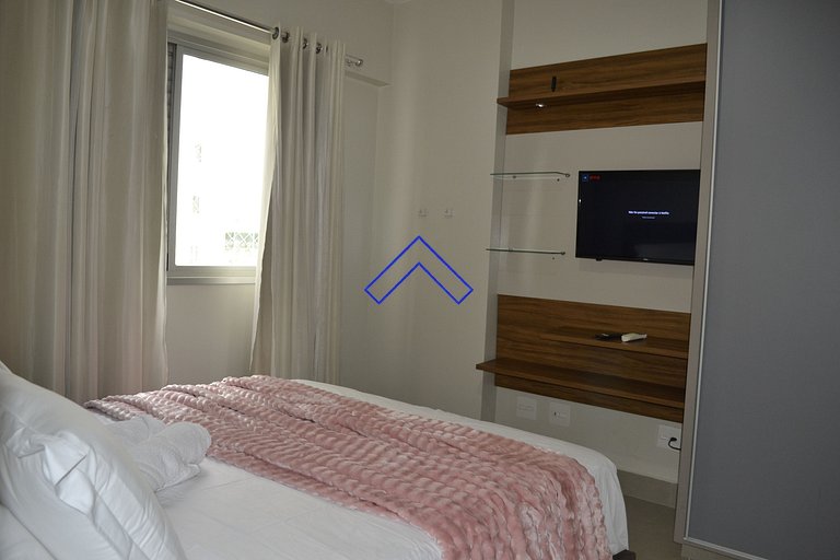 Apt 2Q +Ar +Churrasq Privativa /Próx Flamboyant