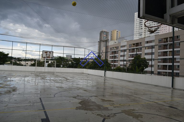 Apt 2Q +Ar +Churrasq Privativa /Próx Flamboyant