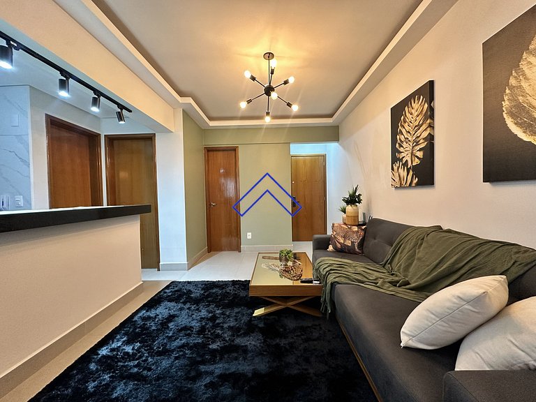 Apt 2Q +Ar +Churrasq Privativa /Próx Flamboyant