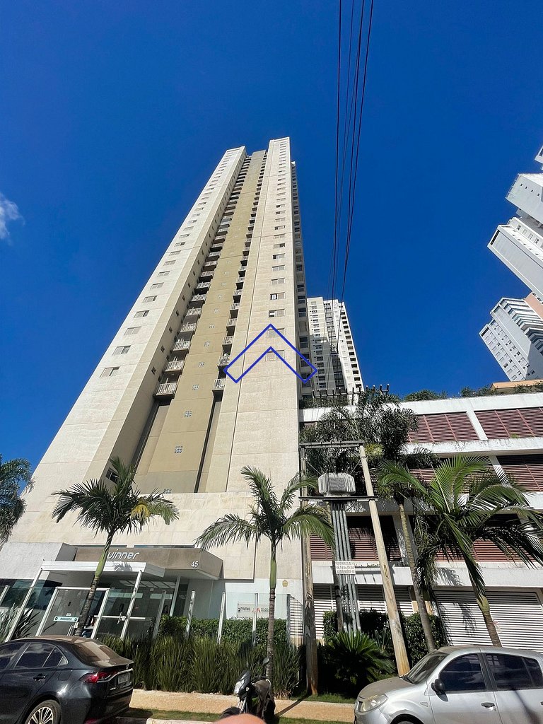 Apt con balcón y área de ocio estilo resort