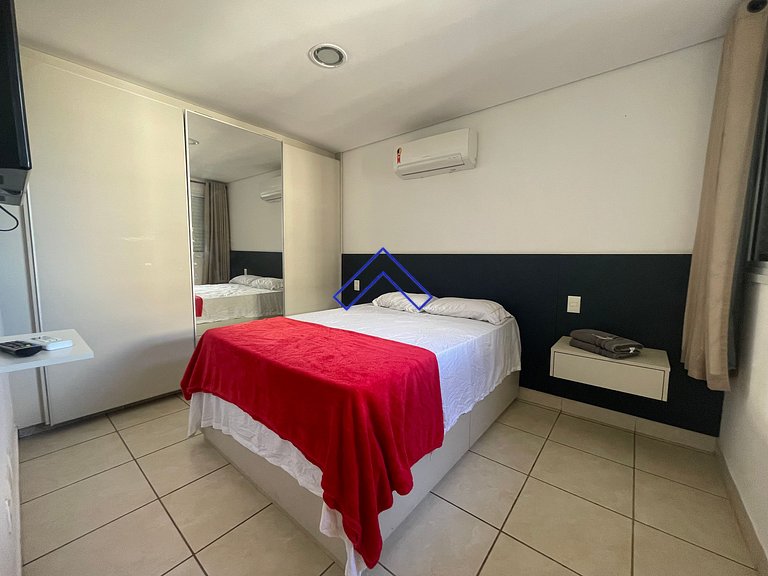 Apto com Varanda e Lazer de Resort no Jd. Goiás