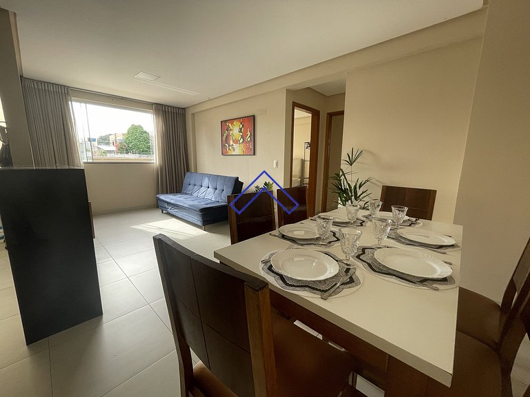 Espacioso departamento de 2 habitaciones con suite a 5 minut