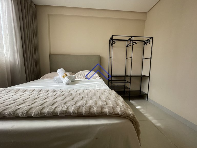 Espacioso departamento de 2 habitaciones con suite a 5 minut