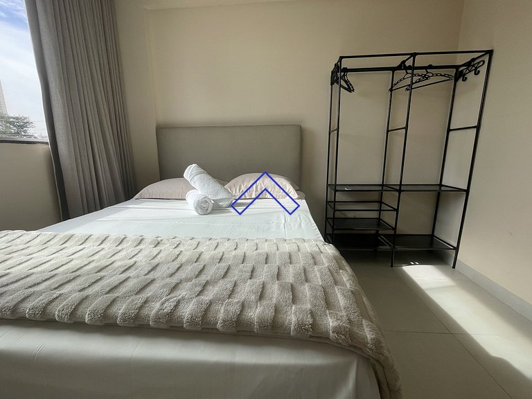 Espacioso departamento de 2 habitaciones con suite a 5 minut