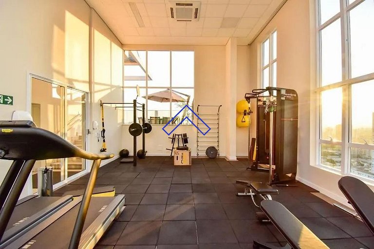 Impresionante terraza+piscina climatizada+gimnasio